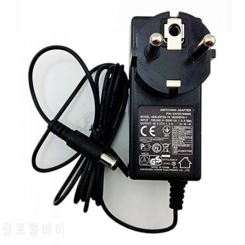 EU Wall Plug AC Power Adapter Charger 19V 1.3A /1.2A for LG ADS-40FSG-19 E1948S E2242C E2249 6.5*4.4mm With pin inside