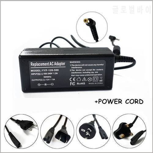 NEW 12 Volt DC Power Supply 5 Amp 5A 12V Adapter LCD CB PSA31U 120 For HP F1044B