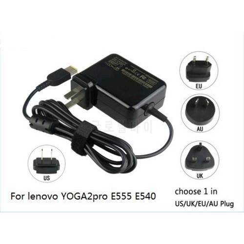 20V 3.25A 65W for Lenovo Yoga2 Pro E555 E540 M490s S410P laptop power ac adapter charger transformer
