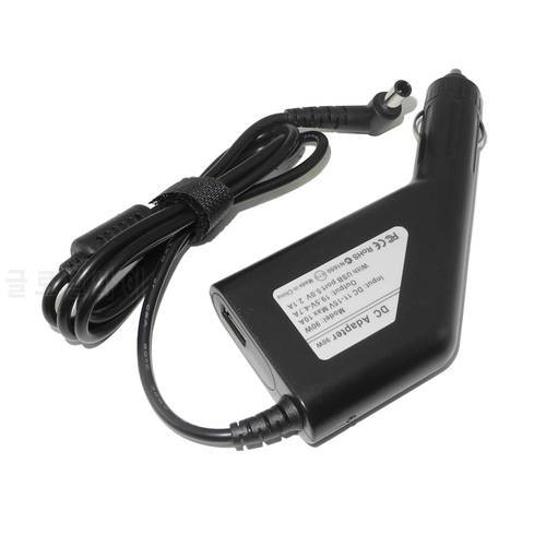 19.5V Laptop Car Charger for Sony VGP-AC19V39 VGP-AC19V40 VGP-AC19V47 VGP-AC19V57 90W Dc Power Supply Adapter