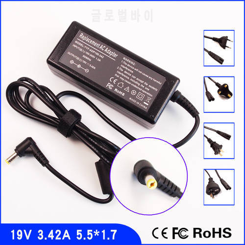 19V 3.42A Laptop Ac Adapter Charger for Acer Aspire V5-572PG V5-571G V3-731G V3-571G V3-551G V3-112P V5-431G E3-112M E5-531G