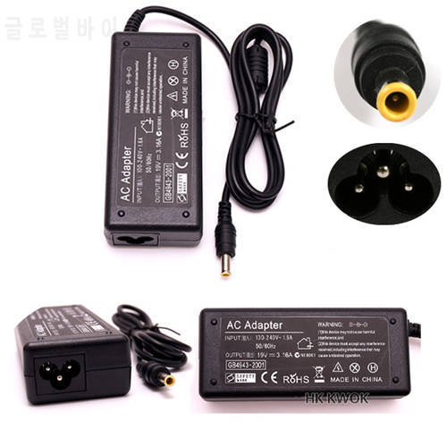 19V 3.16A 5.5*3.0mm Replacement AC Power Adapter Charger For samsung R429 RV411 R428 RV415 RV420 RV515 R540 R510 R522 R530