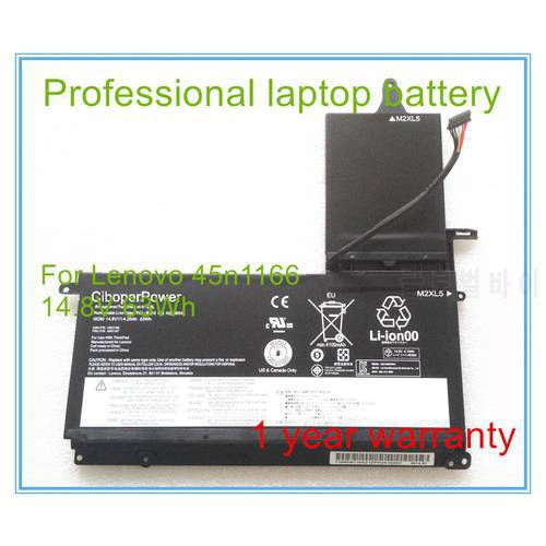 Original Laptop Battery for S531 45N1166 45N1167 14.8V 4.25Ah/63WH Free Shipping