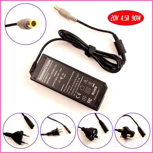 20V 4.5A 90W Laptop Ac Adapter Charger for IBM / Thinkpad /Lenovo DCWP CM-2/UltraBase 43R8781/Mini Dock Series 3 433710U
