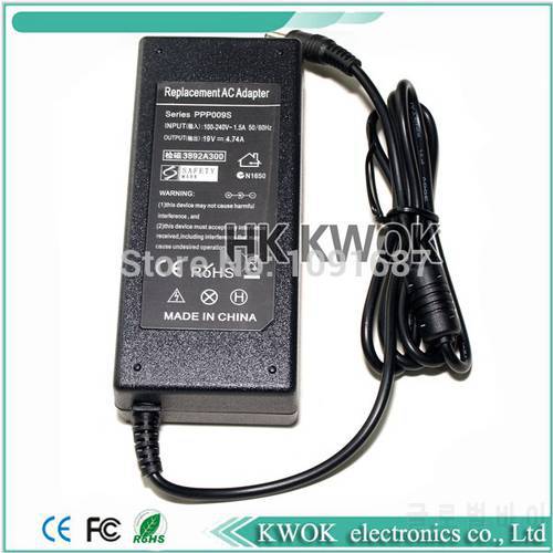 High Quality 19V 4.74A 5.5*2.5mm 90W AC Adapter Laptop Charger For Toshiba Satellite M310 M330 L800 Notebook Power Supply