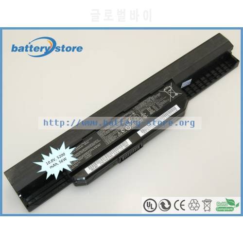 New Genuine laptop batteries for A32-K53,A43,A42-K53,A53,K53SV,X54H,K53J,X53S,K43BY,X53,A53Z,X43B,A45DE,10.8V,6 cell