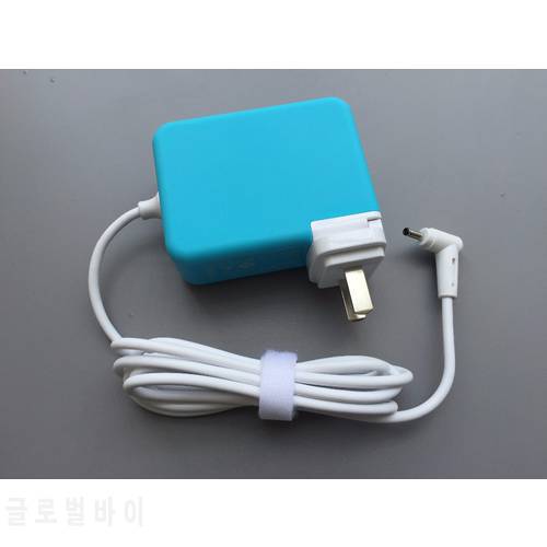 portable 19V 3.42A 65W laptop charger ac adapter for Acer Iconia S5 S7 W700 P3 P7 S7 S7-191/391 X313 UltraBook blue color