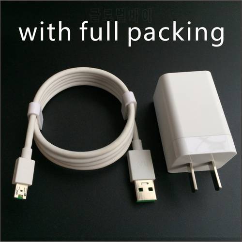 1set adapter+cable OPPO VOOC AK779 5V4A Fast USB Charger 4A MicroUSB cable for Find 7 N5 R829 R3 A31 R8007 R7S R9 R9S R9plug R1