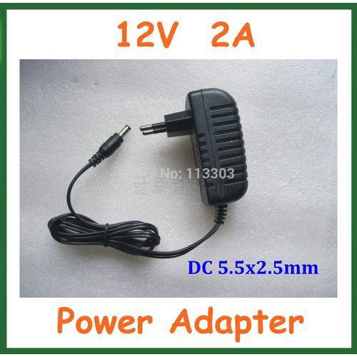 12V 2A 24W 5.5*2.5mm 5.5mm x 2.5mm Power Supply Adapter for LED Light Strip WD Elements2T 4T 5T Hitachi 3.5-inch hard disk route