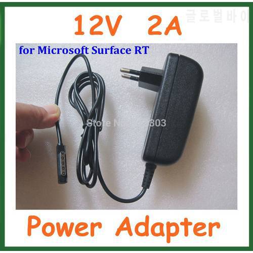 10pcs 12V 2A Wall Charger EU US plug for Microsoft Surface RT 10.6 Tablet PC Power Supply Adapter High Quality