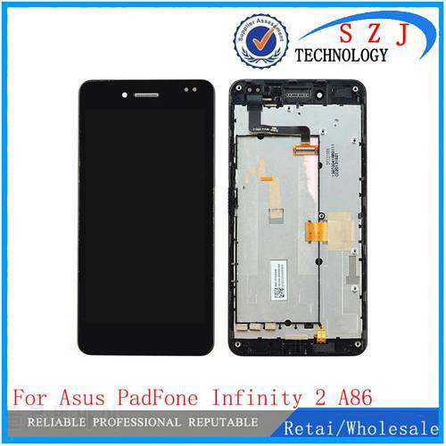 New LCD Display + Touch Digitizer Screen glass For ASUS PadFone Infinity A86 with frame free shipping