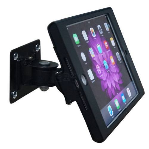 Tablet Stand with Lock Wall Mount Metal Holder Security Display Bracket Screen 360 Rotating Tilt Adjust for iPad234 Mini4 Pro