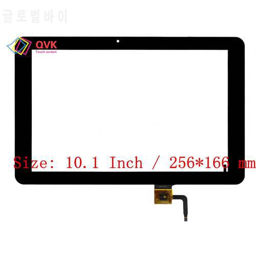 Black 10.1 Inch for DNS AirTab MW1011 Capacitive touch screen panel repair replacement spare parts free shipping