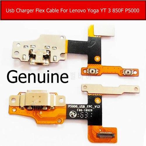 Original USB Charging Flex Cable For Lenovo Yoga tab 3 YT3-X50M YT3-850F YT-850F p5000 USB Charger Flex Cable p5000_USB_FPC_v1.2