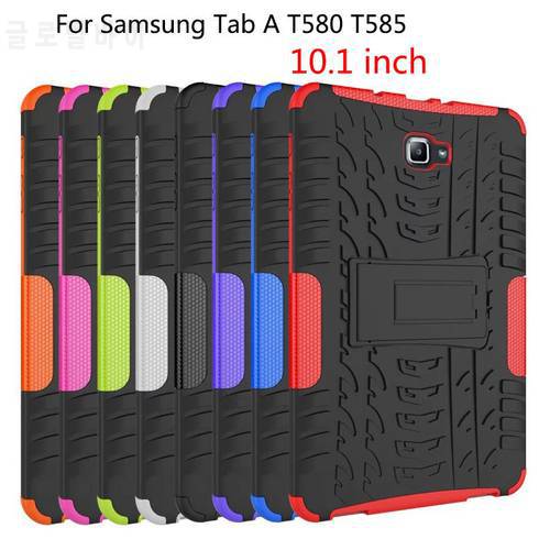 Case For Samsung Galaxy Tab A a6 10.1 2016 T580 SM-T585 T580N Cover Heavy Duty 2 in 1 Hybrid Rugged Durable Funda Tablet Shell