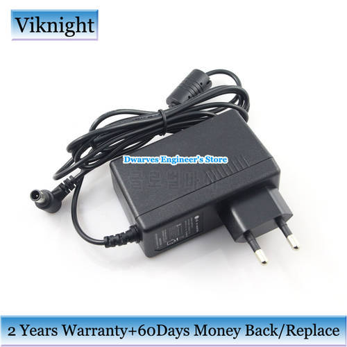 EU Plug 19V 2.1A AC Laptop Adapter Charger For LG LED LCD Monitor 27EA63V 23EA53J CE2442T E2060T E2250T 22M35D 22MP57A 24M35A