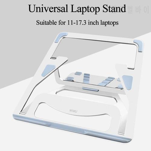 WiWU Folding Portable Laptop Stand 11-17.3 inch Notebook Universal Stand for MacBook Aluminum Adjustable Cooling Support Laptops