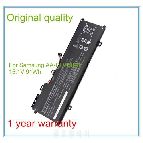 91WH Original New Laptop Battery For Book 8 Touch 870Z5G NP870Z5G 780Z5E NP780Z5E AA-PLVN8NP battery 15.1V 6050mAh