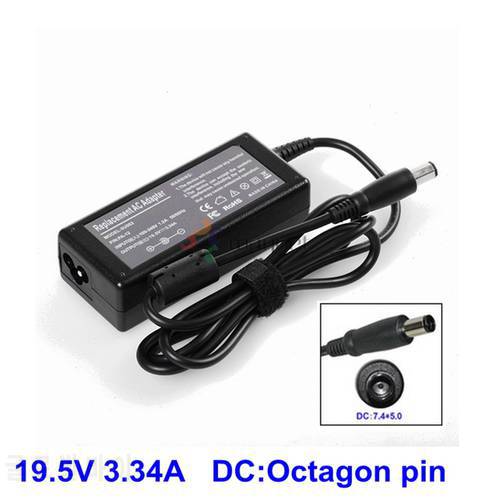 19.5V 3.34A Octagon pin DC Laptop Adapter Charger For Dell Inspiron 1525 6000 8600 PA21 PA-21 AC Power Supply