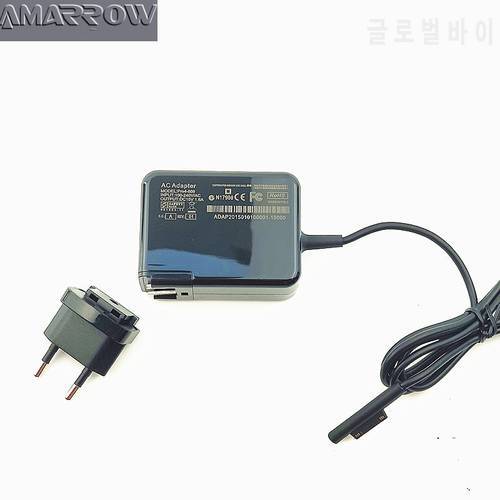 Power Supply Portable Laptop Adapter Tablet Pc Charger for Microsoft Surface Pro 4 M3 EU or US Plug 1735 1736 15V 1.6A 24W