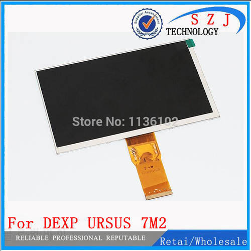 New 7&39&39 Inch Replacement LCD Display Screen For DEXP URSUS 7M2 3G tablet PC 1024*600 Free shipping