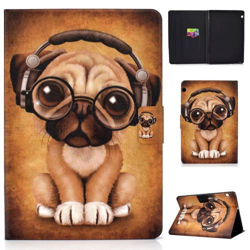 For Huawei Mediapad T5 10 Cute Case Elephant Dog Cat Rabbit Owl Butterfly Horse Fox Animal Painting Soft Anti Knock Cover
