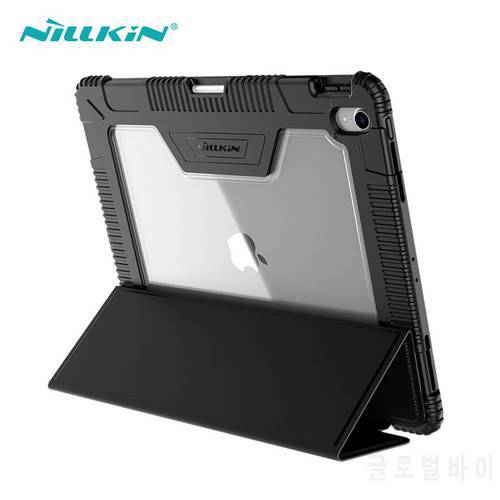 Nillkin PU Leather Flip Cover for iPad Pro 12.9 / 10.9 2020 / Air 4 / Pro 11 2021 / 10.2 2019 / 2020 8th Generation Case