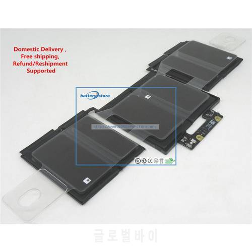 New Genuine laptop battery A1964, 020-02497 for Apple MacBook Pro 13 2018,for Apple Mac Z0V7-MR9Q9 ,for Apple A1989 ,5086mAh,