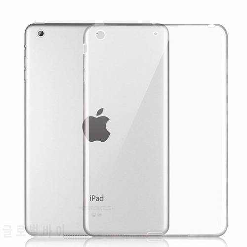 Tablet Case For iPad Mini 1 2 3 TPU Resistance Back Cover For iPad Mini 2 Clear Back Slim Silicon Cases A1490 A1600 A1432