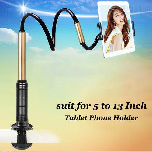 Vmonv Universal Long Arm Tablet Phone Stand Holder For Samsung Ipad Pro Kindle 4 To 12.9 inch Lazy Bed Desk Tablet Stand Mount