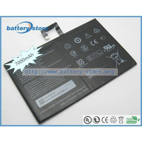 Genuine battery L14D2P31 for Lenovo Tab 3,for LENOVO TAB 2 A10-70 ,for LENOVO Tab 2 A10-70F, for Lenovo Tab 2 A10-70L ,26.60W,