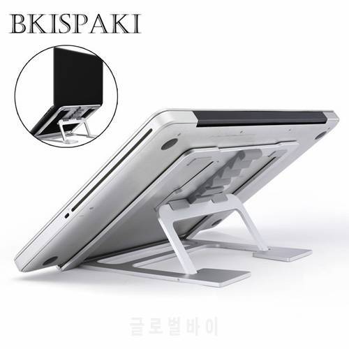 Laptop Stand Aluminium Adjustable Height Universal Notebook Holder Metal Cooling for MacBook Pro Air Chromebook 11-17inch Holder