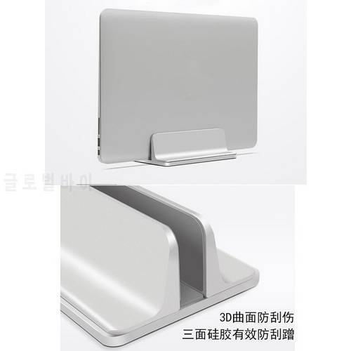10pcs Vertical Laptop Stand Adjustable Aluminium Notebook Desktop Mount Erected Support Holder for MacBook Pro / Air Accessory