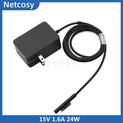 15V 1.6A 24W AC Power Adapter Charger Cord For Microsoft Surface Go / Pro 4 / Pro 3 / Pro 2017 Intel Core M3 1735 Tablet Charger