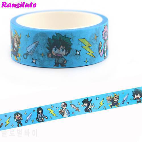 Ransitute R666 Washi Tape Traffic Tape Toy Car Decoration Hand Account Sticker Masking Decoration Tools