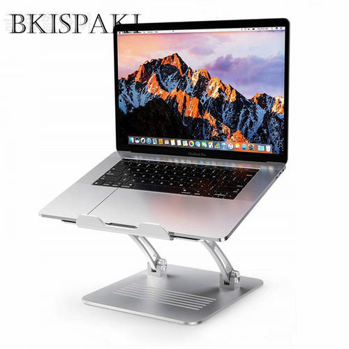 Notebook Stand Adjustable Angle Aluminum Alloy Free Lift Laptop Heighten Holder for Macbook Dell HP iPad Pro mesa para 7-17 inch
