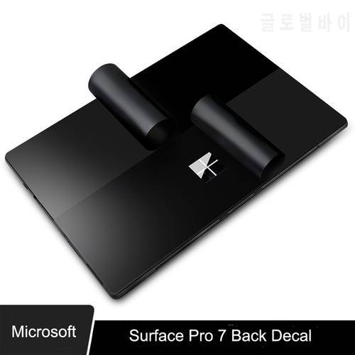 XSKN for Microsoft Surface Pro 7 Ultra Thin Athens Black Back Sticker Decal Skin Protector