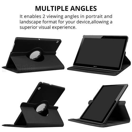 Anti-Shock 360 Rotate Stand Protective Shell Cover for Huawei MediaPad T3 9.6inch DQ-Drop