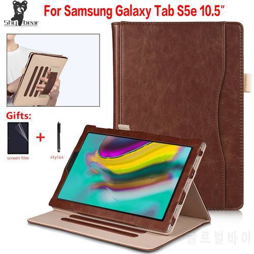 For Samsung Galaxy Tab S5E SM T720 T725 Tablet Case Hand Strap Cover for Galaxy Tab A 10.1 SMT510 Tab a 8.0 T290 T295 Stand Capa
