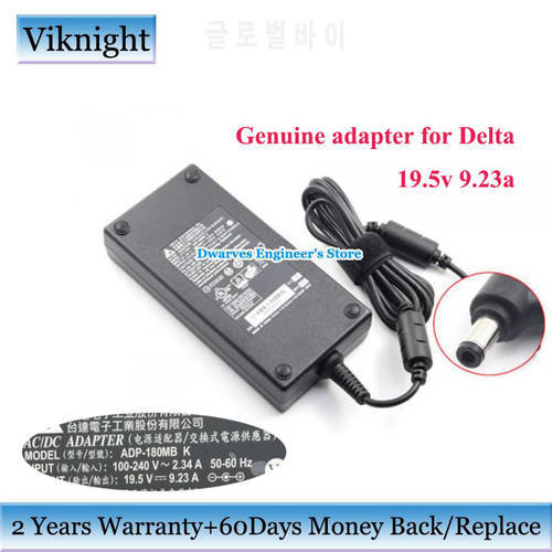 Genuine ADP-180MB K 19.5V 9.23A 180W Delta Ac Adapter P650RE Power Supply for MSI GS65 GE72VR 7RG GS63VR 6RF GS73 17B4 GE63 GT70