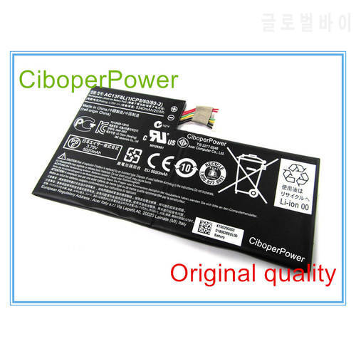 Original quality Laptop Battery for Tab A1-a810 Ac13f3l AC13F8L Battery 3.75V 20Wh