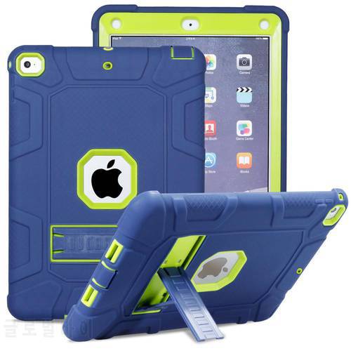 New Armor Case For iPad 9.7 2017 2018 5th 6th Generation Safe Heavy Duty Silicone Hard Cover For iPad 9.7 2018 Tablet Case