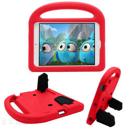 Case for iPad 2 3 4 Handgrip Stand Shockproof Case Non-toxic EVA full body cover for Kids Children Safe Silicone Shell Coque