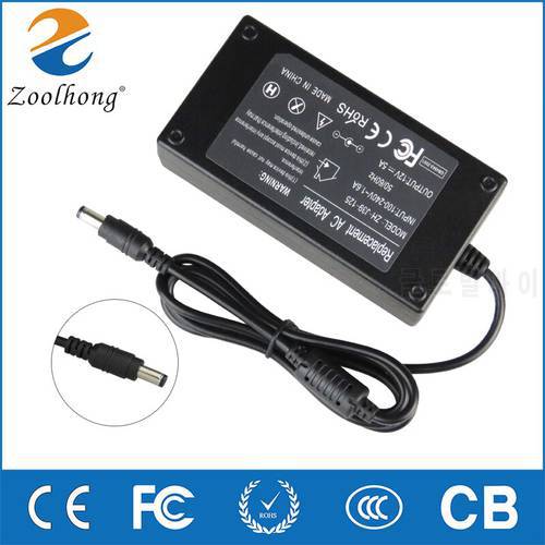 LX1205 12V5A LED Drive AC 100V-240V 12V 5A 60W LED strip Lighting Transformers power adapter Power Supply for Imax LED 5050 2835