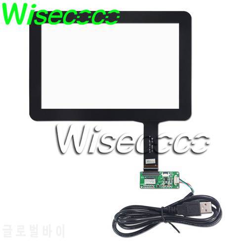 wisecoco 8.2 inch Capacitive touch screen panel sensor digitizer USB Controller Board Card for BP082WX1-100 plug&play