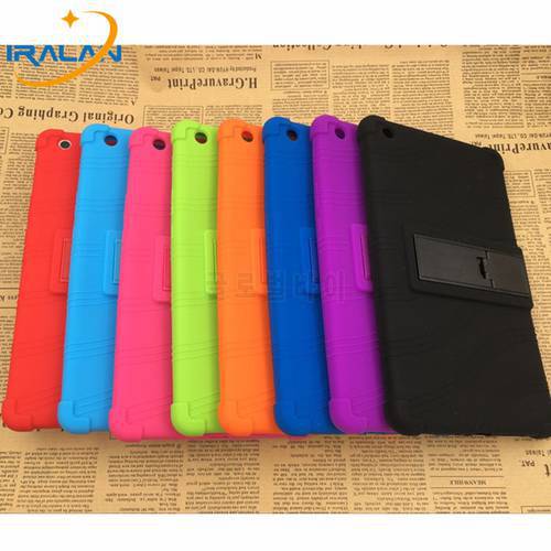 Ultra-thin stand Back Case for Huawei MediaPad M3 Lite 8.0 CPN-W09 CPN-AL00 8 inch Tablet PC Soft Silicone Cover+free Touch Pen