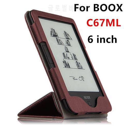 Case For Onyx BOOX C67ML eBook Reader Protective Cover PU Leather For boox C67ML Carta C67ML Carta 2 Sleeve 6&39&39 Smart Stand Case