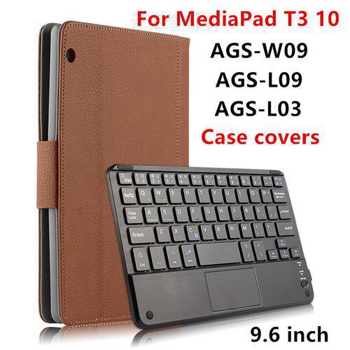 Case For Huawei MediaPad T3 10 AGS-L09 9.6 Protective Cover Bluetooth keyboard Protector for huawei t310 AGS-L03 W09 Tablet Case