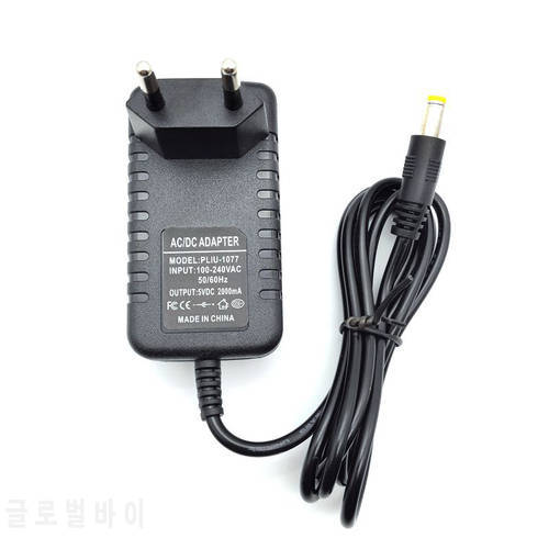 10pcs 5V 2A 5.5x2.5mm / 5.5*2.5mm Wall Home Charger EU US Plug with Stripes Power Supply Adapter High Quality