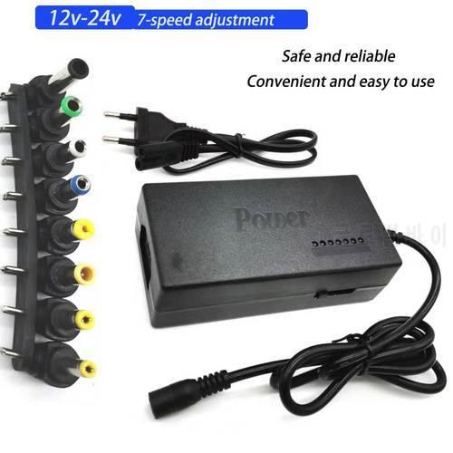 DC 12V/15V/16V/18V/19V/20V/24V 4-5A 96W Laptop AC Universal Power Adapter Charger for ASUS DELL Lenovo Sony Toshiba Laptop